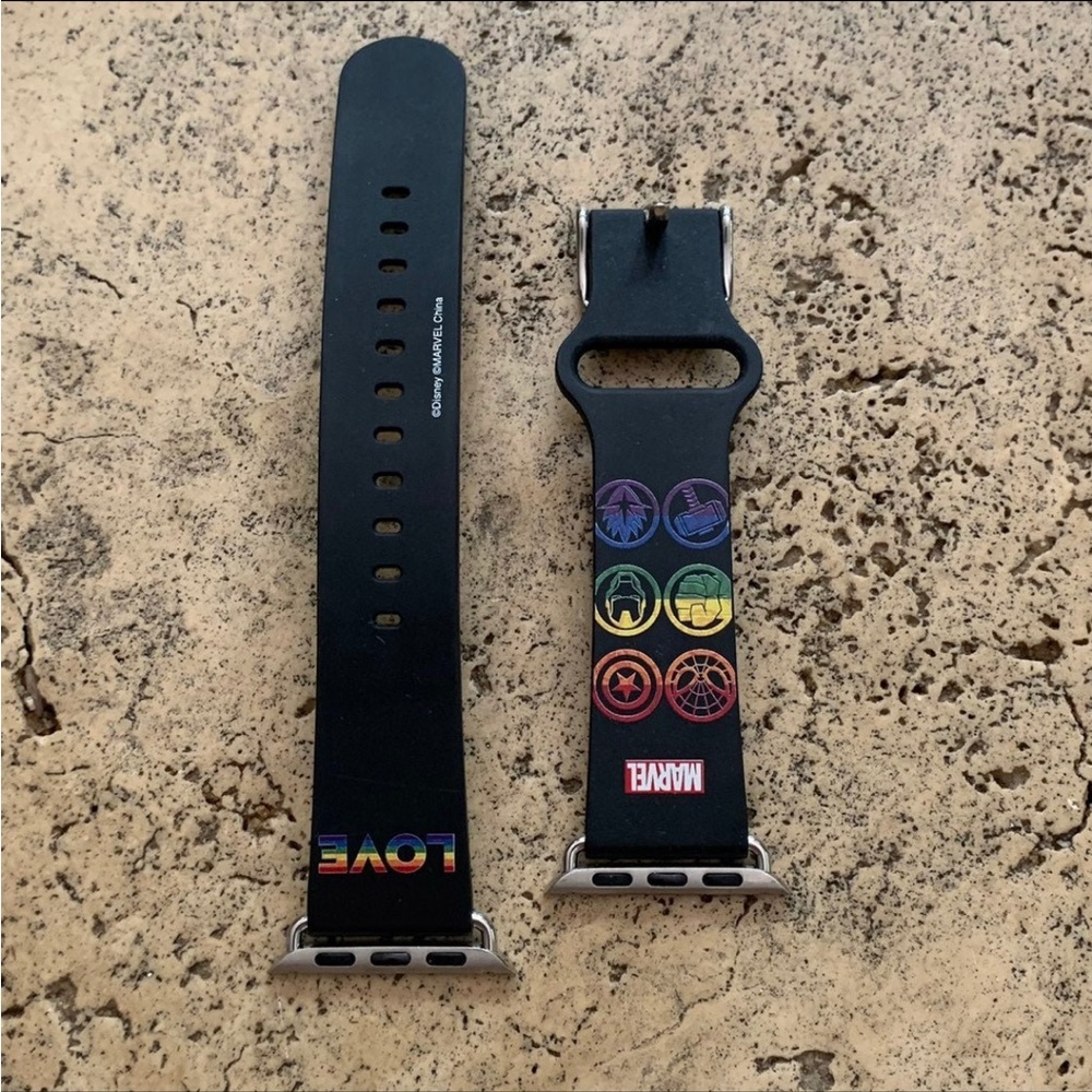 Marvel Disney Parks Pride Rainbow Apple Watch Band